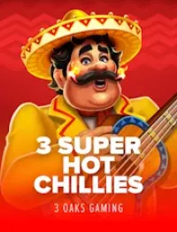 3 super hot chillies slot logo