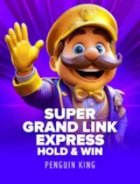 super grand link express hold and win slot logo